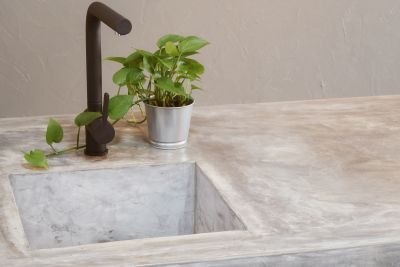 Poured Concrete Countertop - Jem Mw Concrete Countertops Lebanon, Indiana