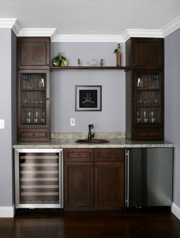 Luxury Home Bar with Granite Top